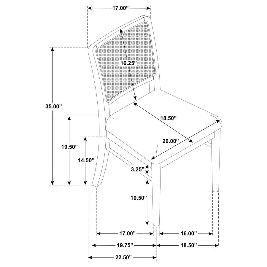 Arini 7-piece Extension Leaf Dining Table Set Sand Wash - Image 10