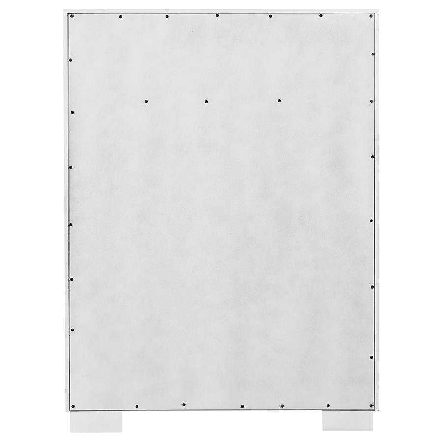Jessica 5-drawer Bedroom Chest Snow White - Image 7