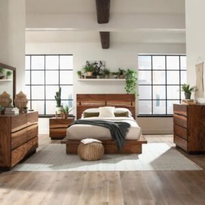 Winslow 5-piece Eastern King Bedroom Set Smokey Walnut