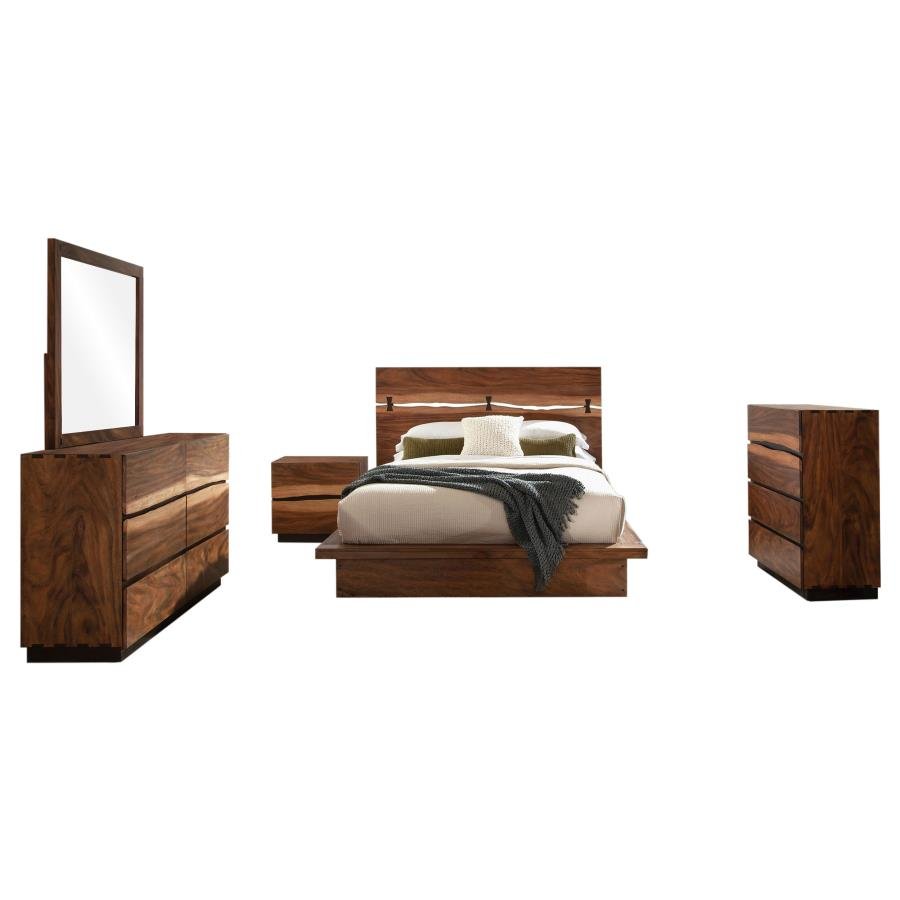 Winslow 5-piece Eastern King Bedroom Set Smokey Walnut - Image 2