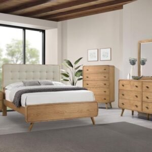 Robyn 5-piece California King Bedroom Set Light Ash