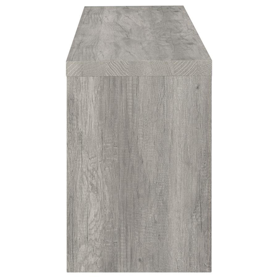 Burke 2-drawer Engineered Wood 59-inch TV Stand Grey Driftwood - Image 6