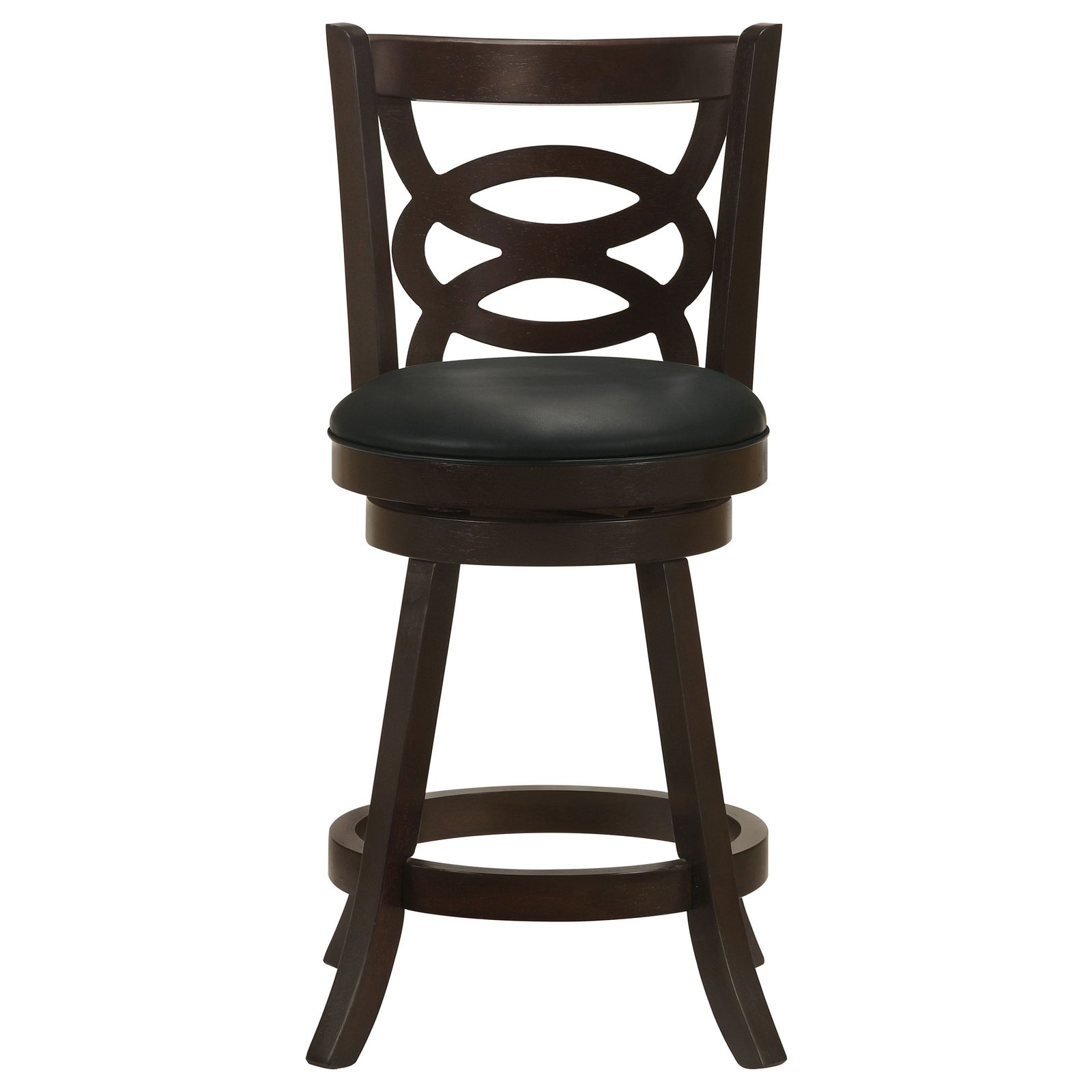 Calecita Wood Swivel Counter Stool Cappuccino (Set of 2) - Image 4
