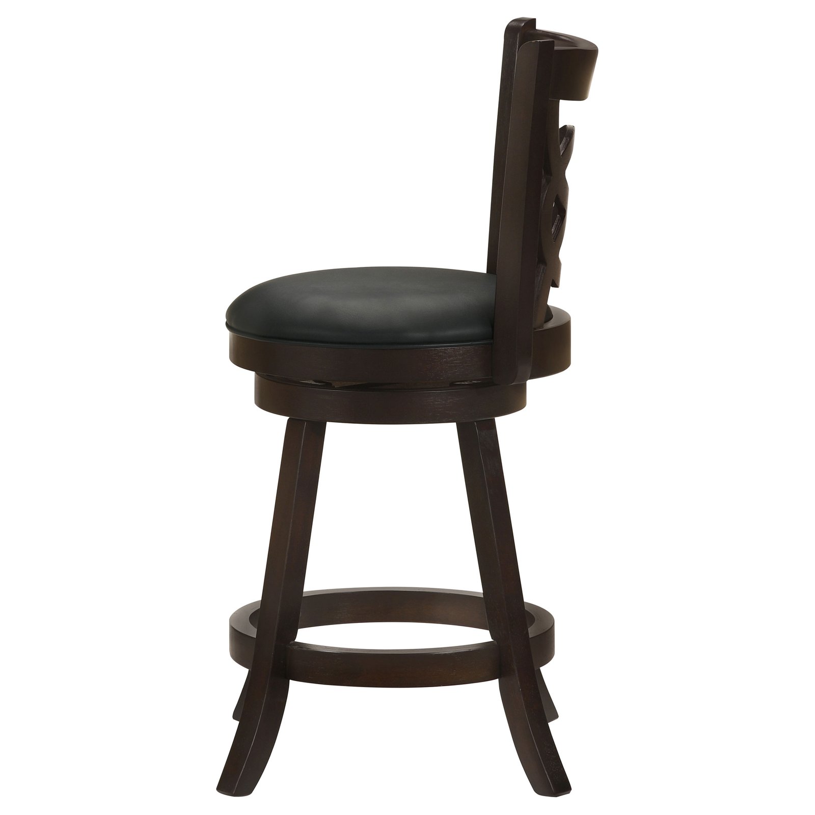 Calecita Wood Swivel Counter Stool Cappuccino (Set of 2) - Image 6