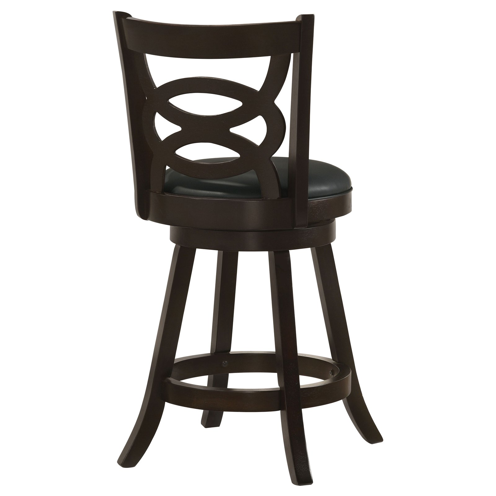 Calecita Wood Swivel Counter Stool Cappuccino (Set of 2) - Image 8