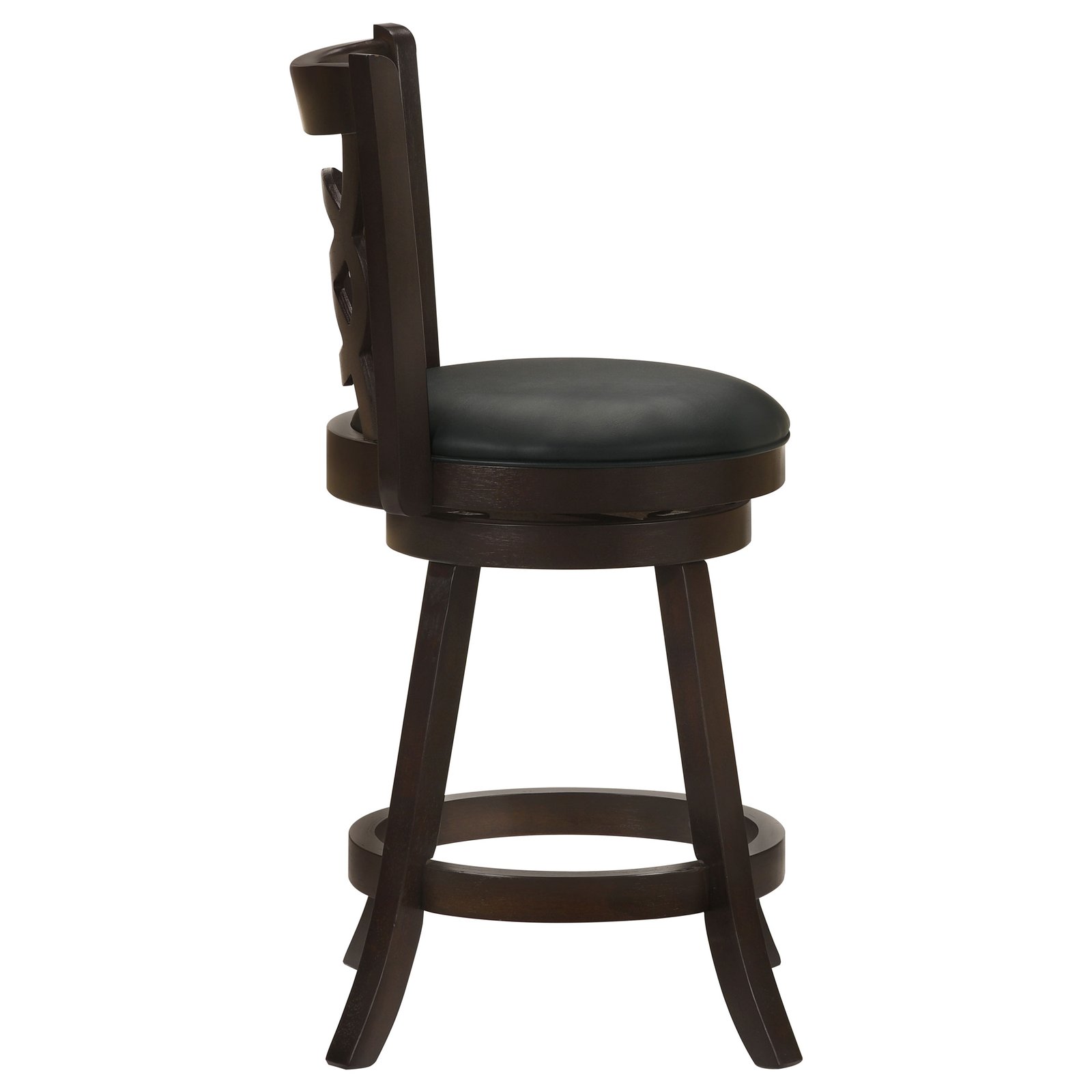 Calecita Wood Swivel Counter Stool Cappuccino (Set of 2) - Image 9