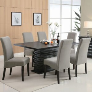 Stanton 7-piece Rectangular Dining Table Set Grey