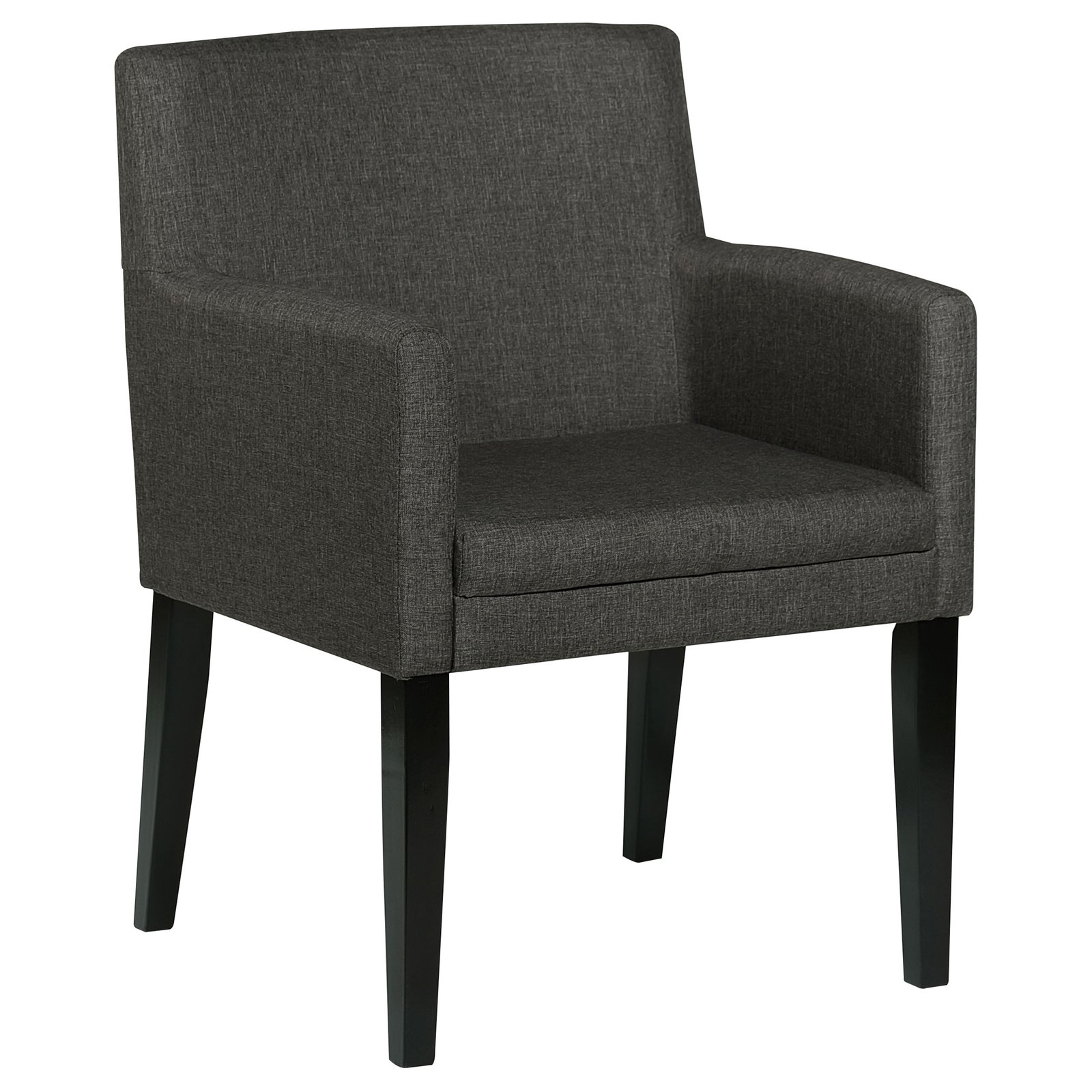 Catherine Upholstered Dining Arm Chair Grey (Set of 2) - Image 3