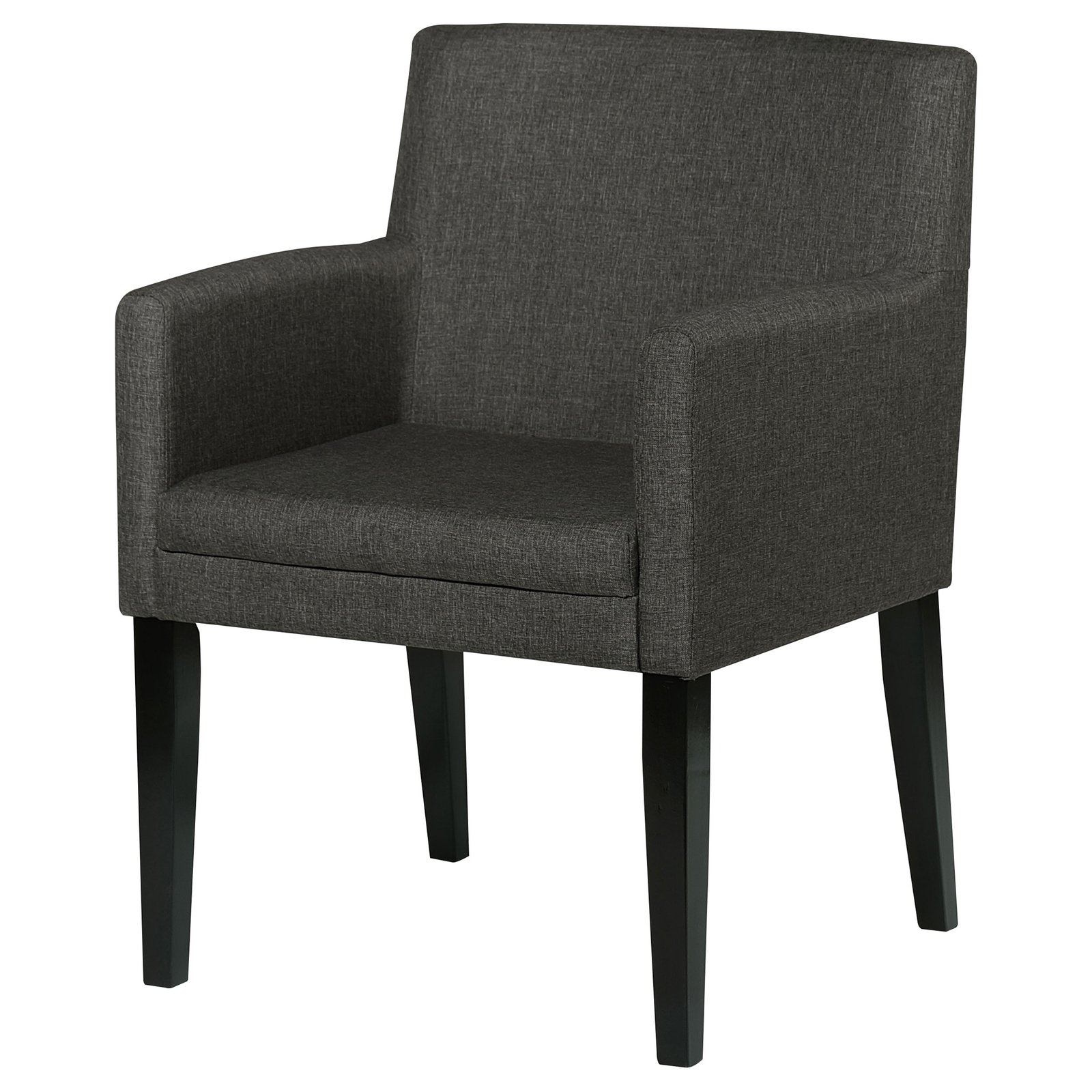 Catherine Upholstered Dining Arm Chair Grey (Set of 2) - Image 5