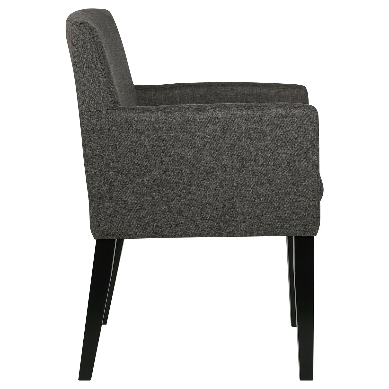 Catherine Upholstered Dining Arm Chair Grey (Set of 2) - Image 9