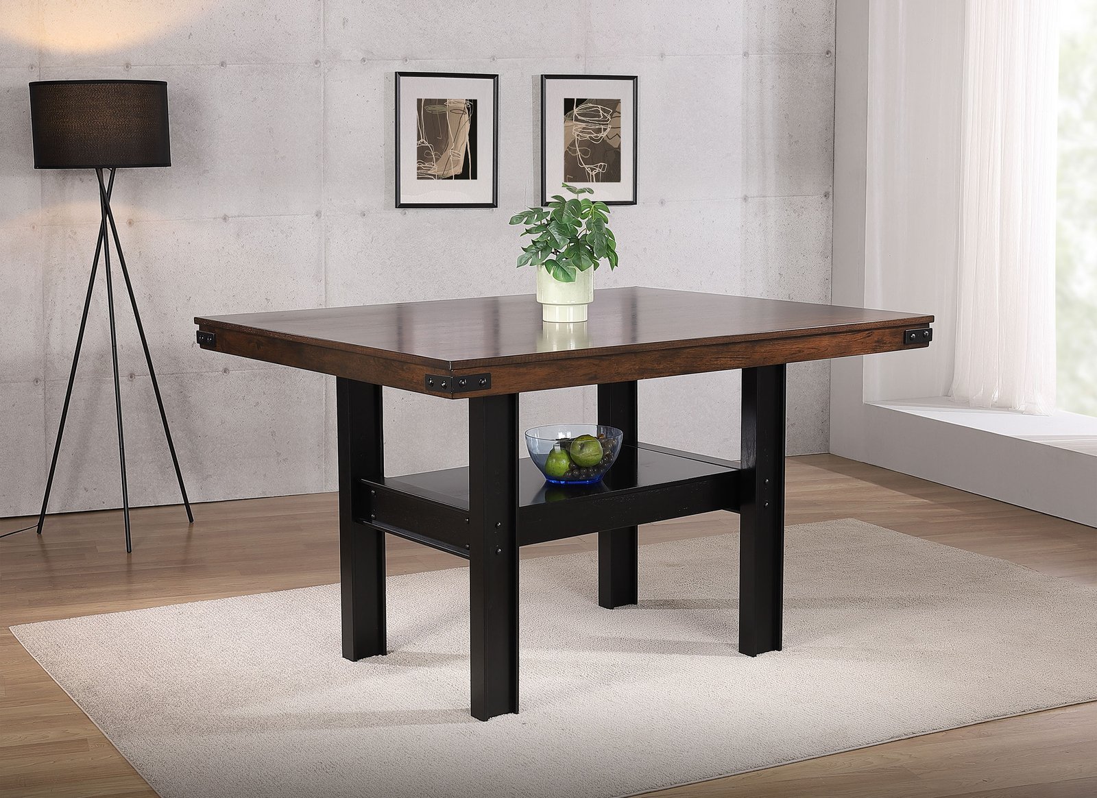 Patterson 60-inch Counter Height Dining Table Mango Oak - Image 2