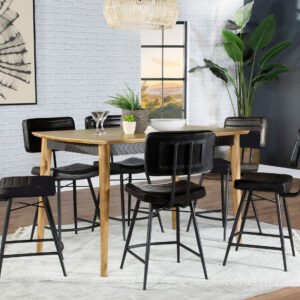 Partridge 7-piece Counter Dining Set Sheesham and Espresso