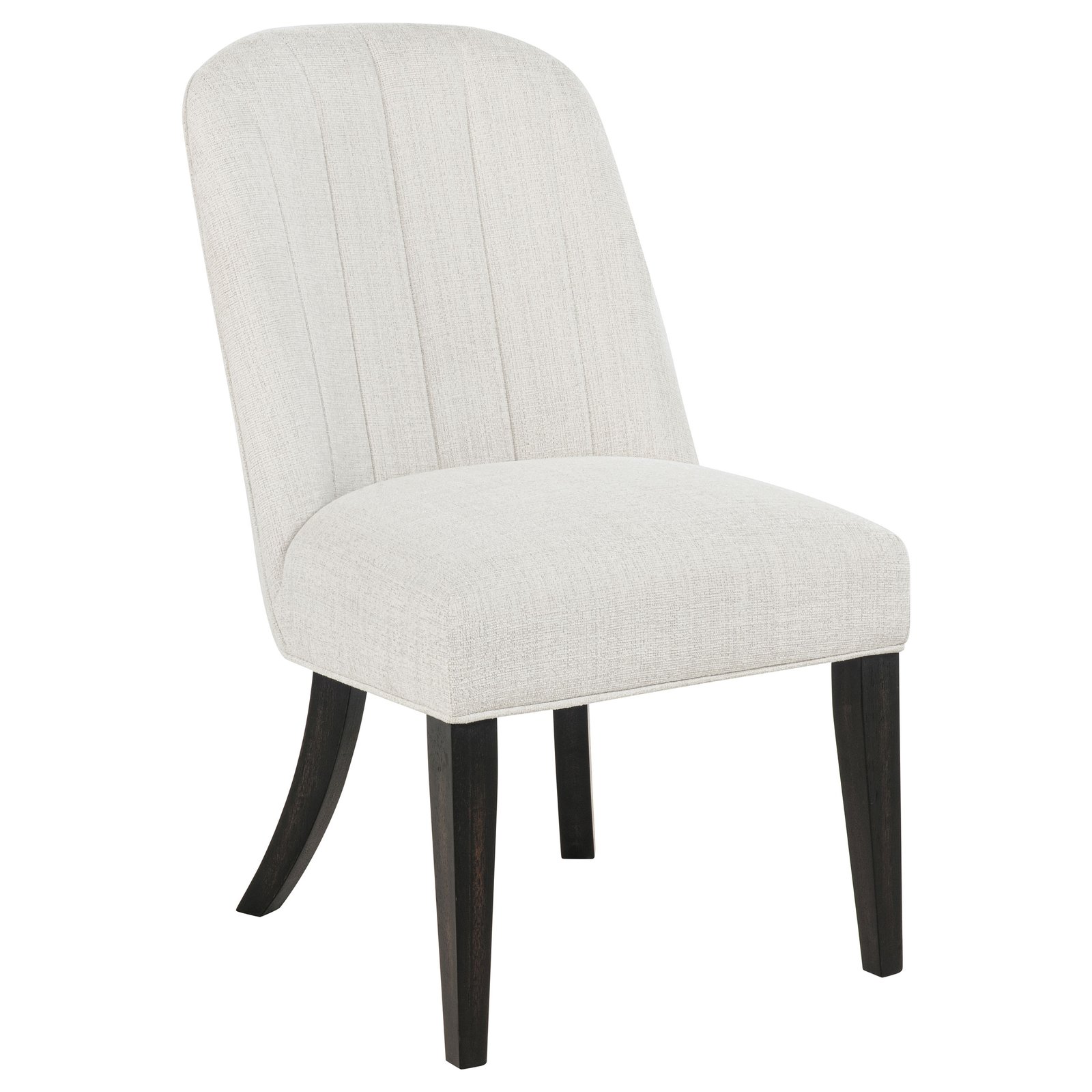 Leandro Upholstered Dining Side Chair Cream (Set of 2) - Image 3