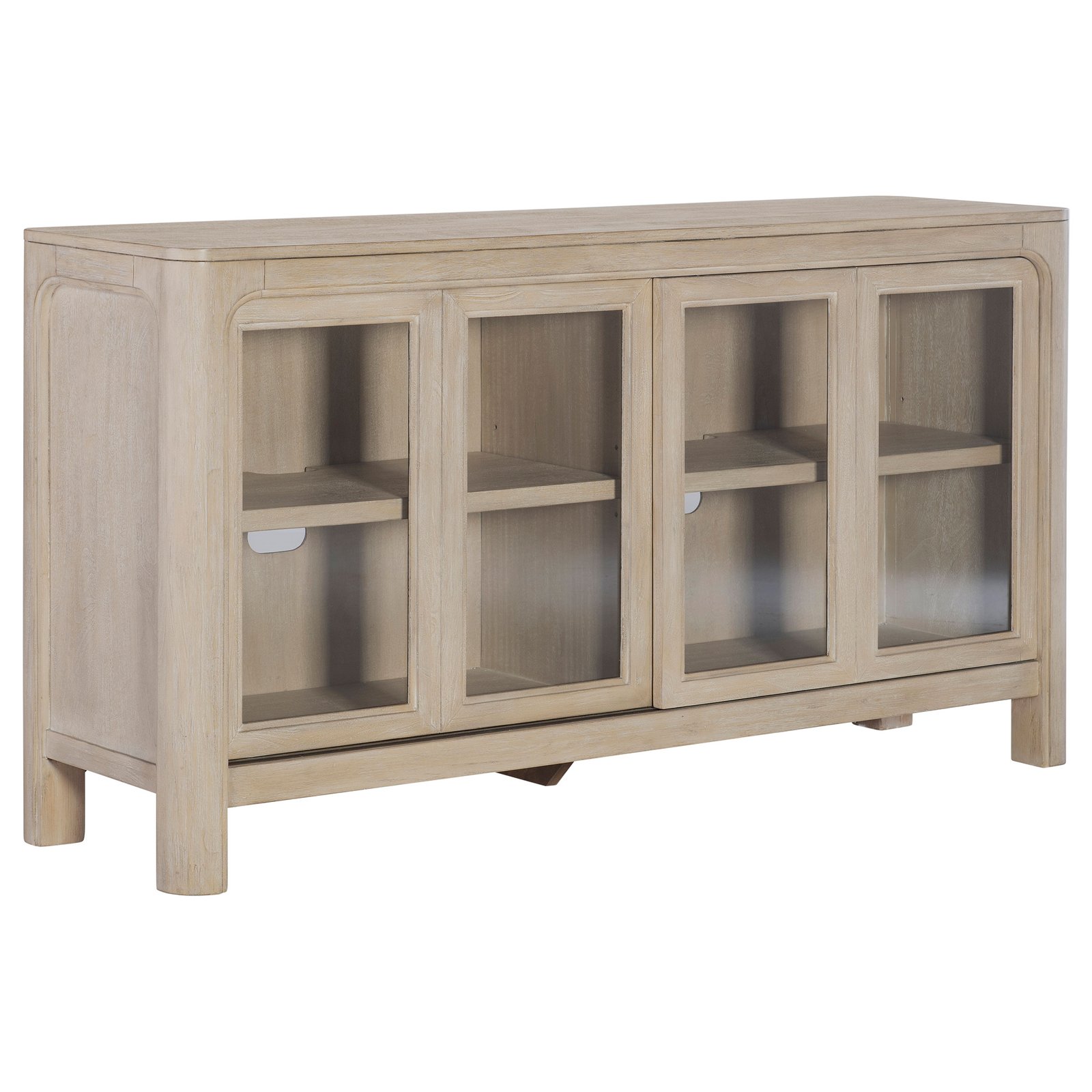 Solano Sliding Door Dining Sideboard Server Weathered Mango - Image 4
