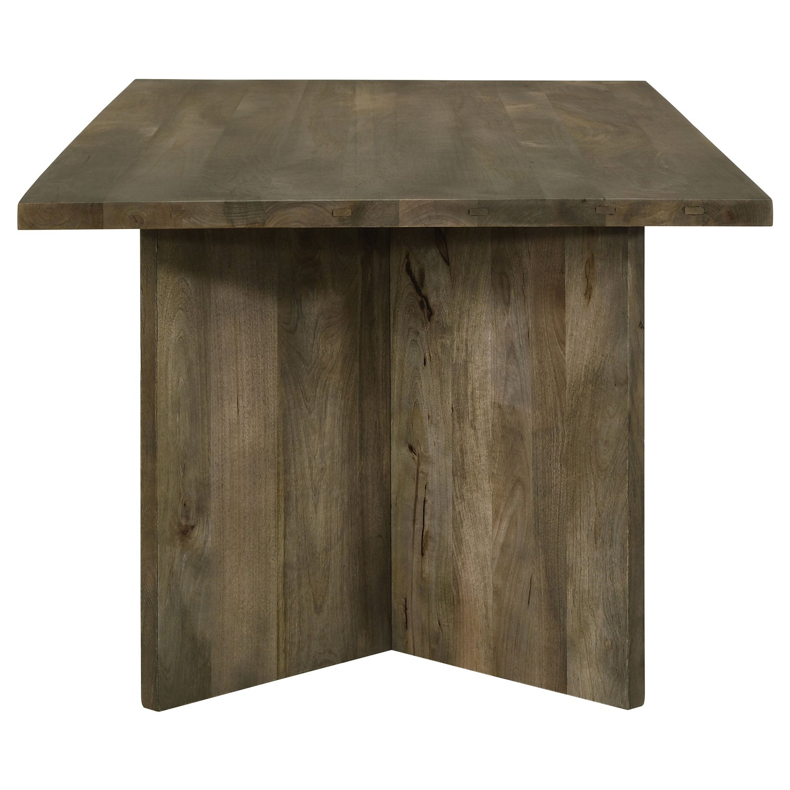 Tyler 80-inch Solid Wood Dining Table Mango Brown - Image 5