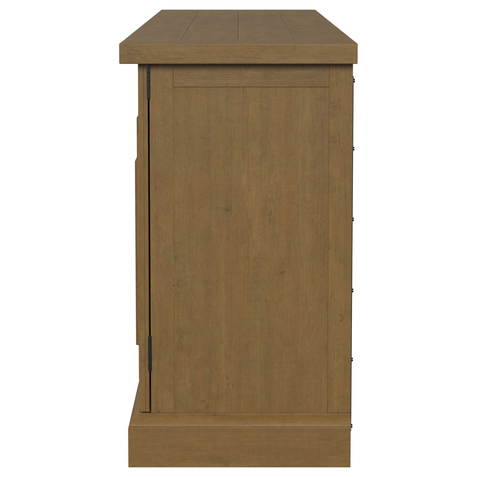 Florence 4-door Dining Sideboard Buffet Cabinet Rustic Honey - Image 6