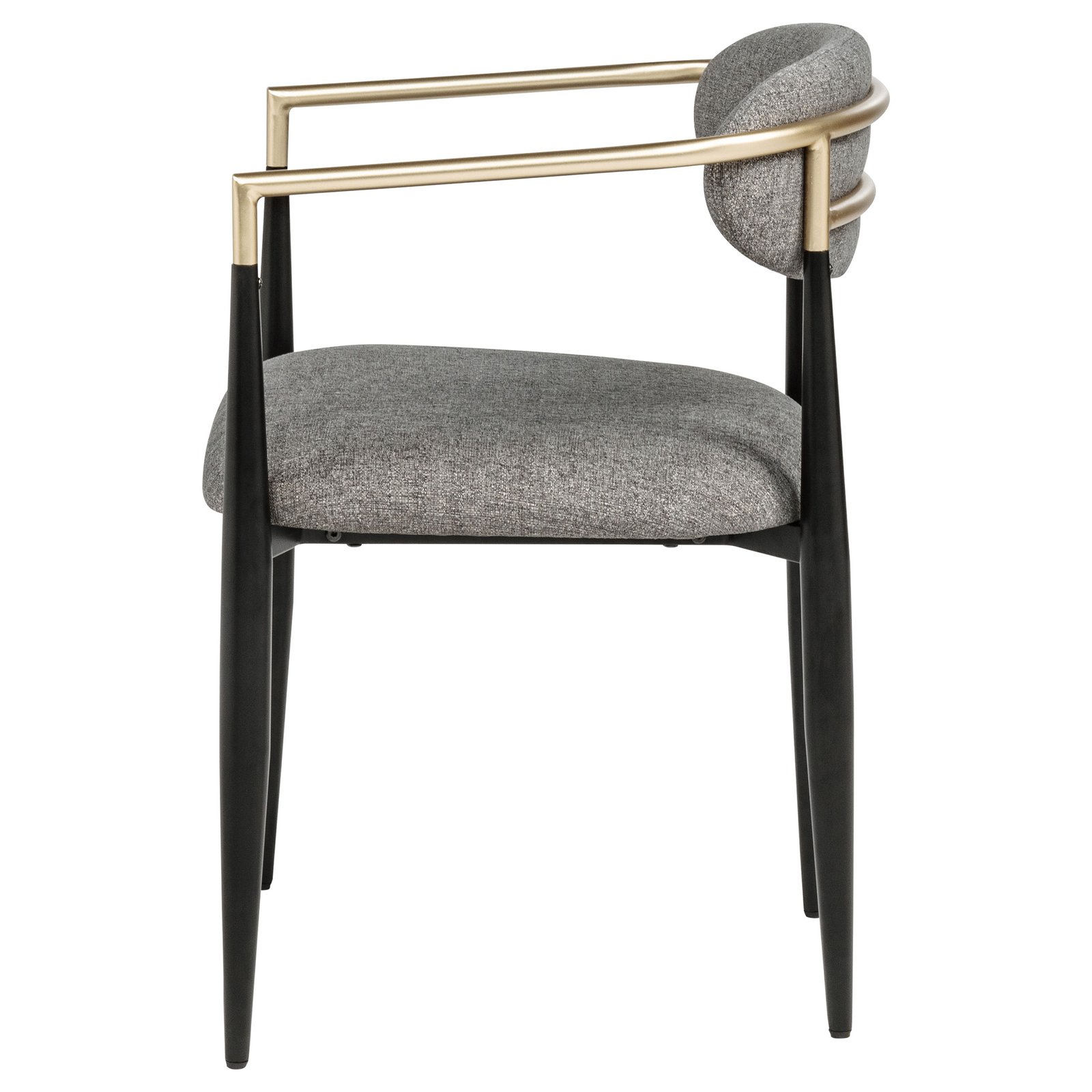 Alexis Fabric Upholstered Dining Arm Chair Grey (Set of 2) - Image 6