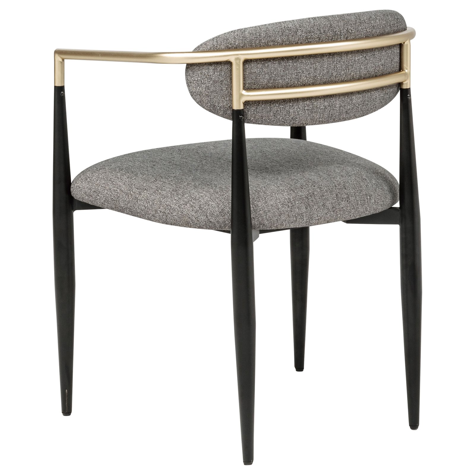 Alexis Fabric Upholstered Dining Arm Chair Grey (Set of 2) - Image 7