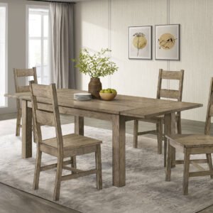Cardova 5-piece Extension Table Dining Set Vineyard Oak