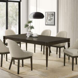 Reseda 7-piece Rectangular Dining Set Ash Brown