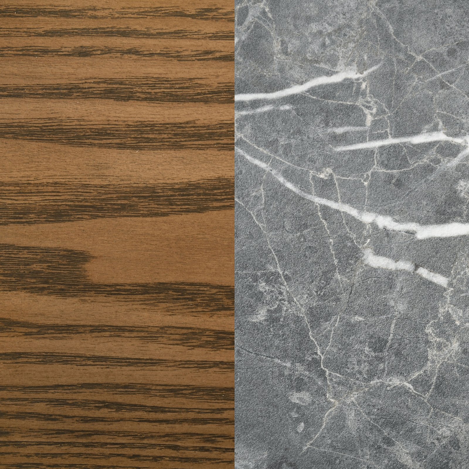 Franklin 50-inch Round Dining Table Grey and Dark Brown - Image 8