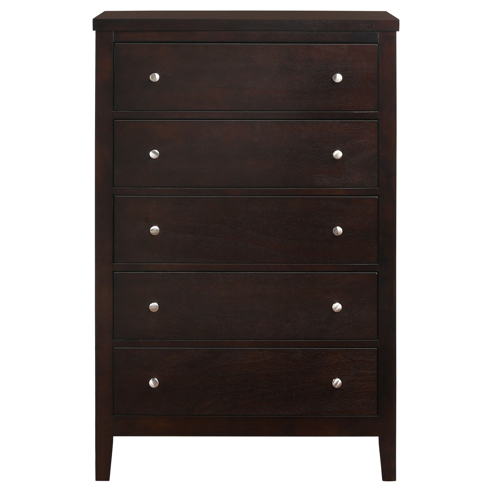 Carlton 5-drawer Bedroom Chest Cappuccino - Image 3