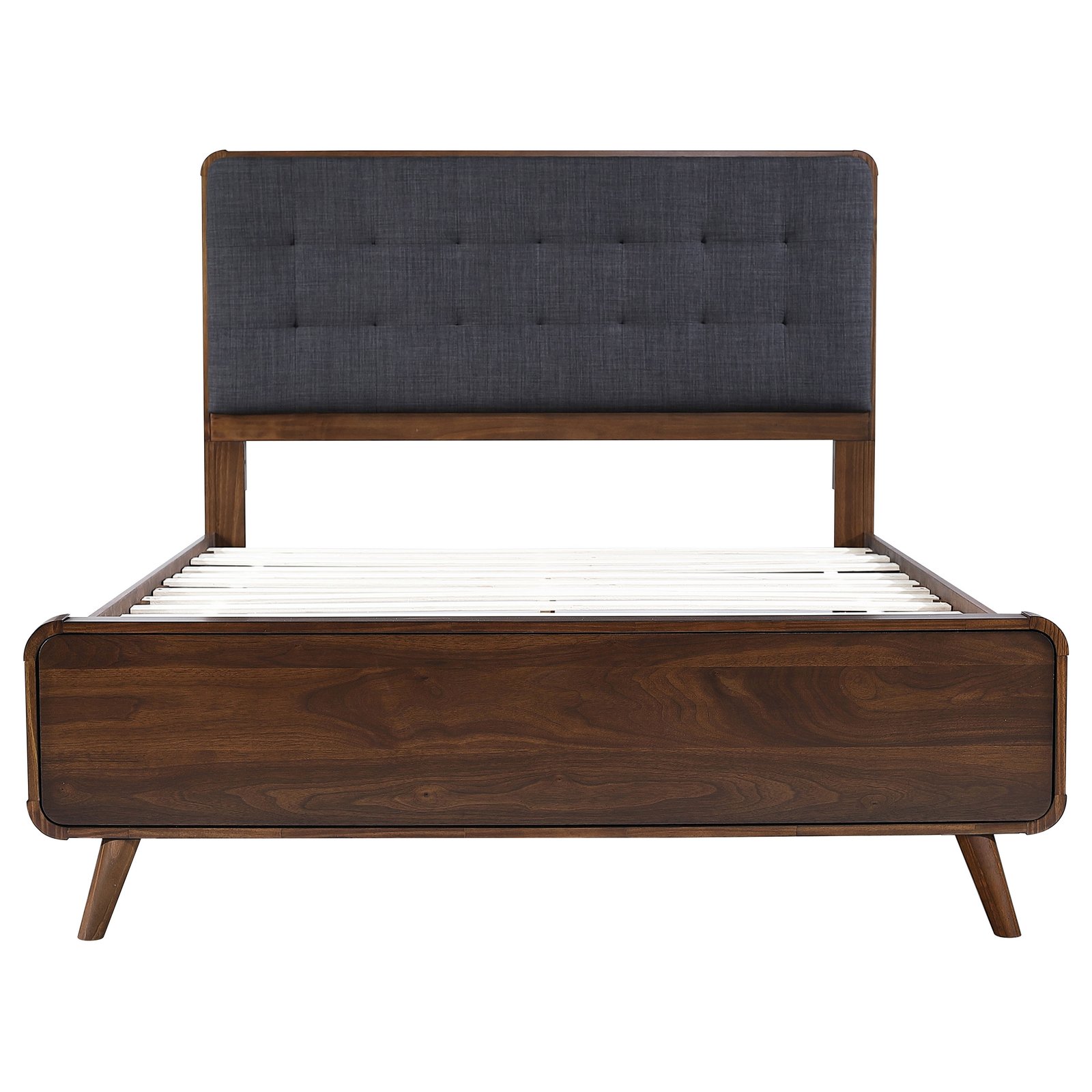Robyn Wood Full Platform Bed Dark Walnut - Image 4