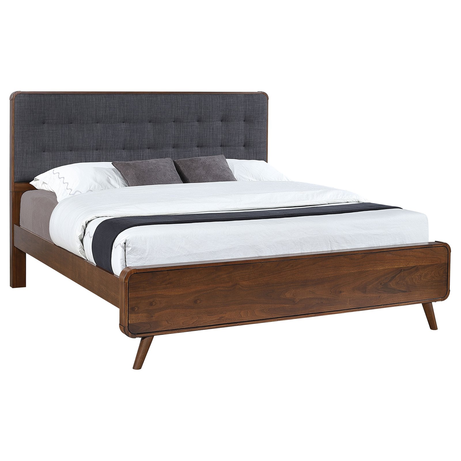 Robyn Wood Eastern King Platform Bed Dark Walnut - Image 3