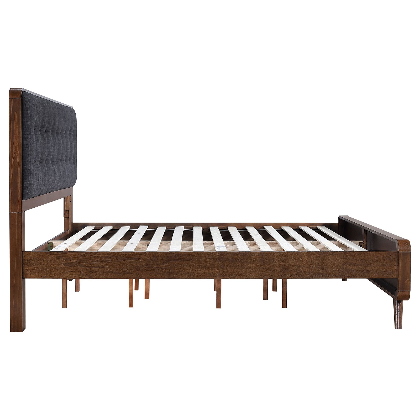 Robyn Wood Eastern King Platform Bed Dark Walnut - Image 6