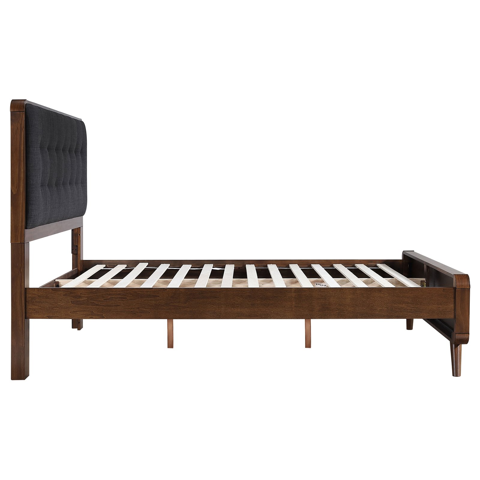 Robyn Wood Queen Platform Bed Dark Walnut - Image 6