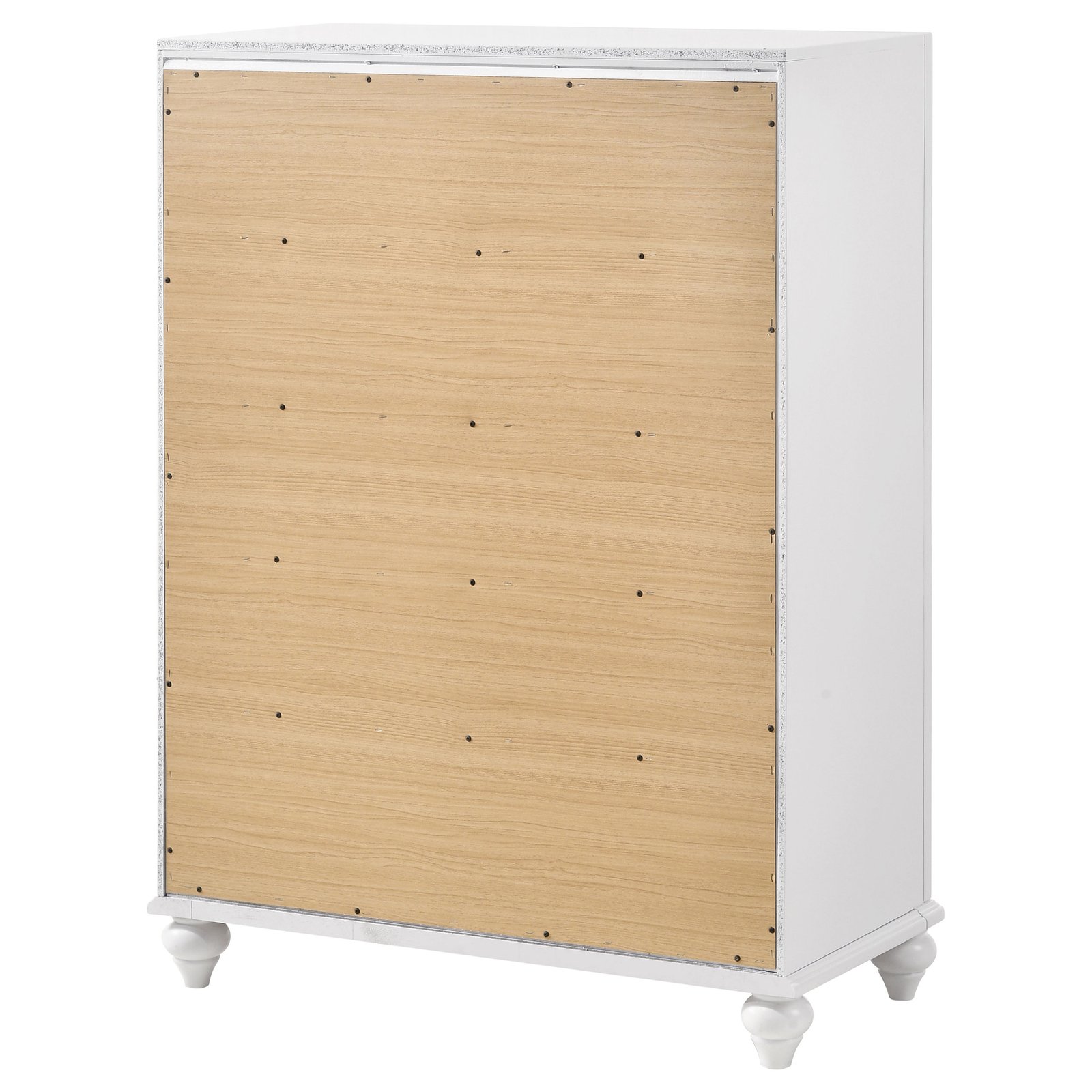 Barzini 5-drawer Bedroom Chest White - Image 8