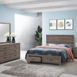 Brantford 4-piece Queen Bedroom Set Barrel Oak