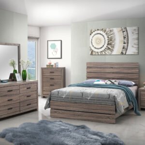 Brantford 5-piece Eastern King Bedroom Set Barrel Oak