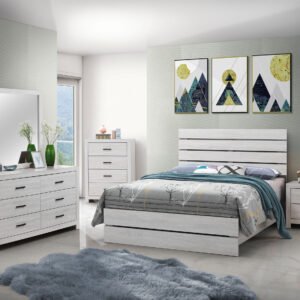 Brantford 5-piece Eastern King Bedroom Set Coastal White