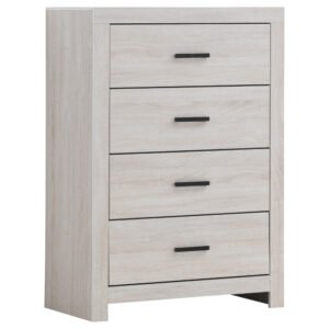 Brantford 4-drawer Bedroom Chest Coastal White