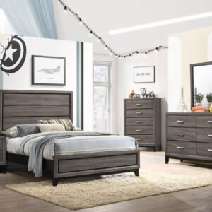 Watson 5-piece Full Bedroom Set Grey Oak