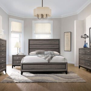 Watson 5-piece Eastern King Bedroom Set Grey Oak