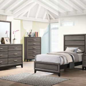 Watson 5-piece Twin Bedroom Set Grey Oak