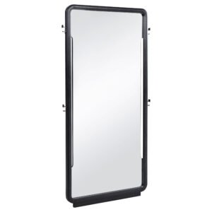 Leandro 76-inch Full Length Floor Mirror Burnished Black
