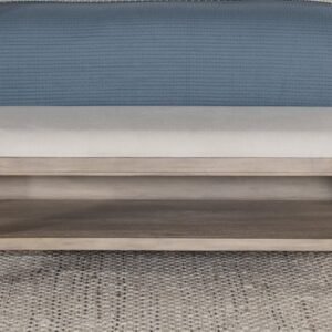 Solano 49-inch Bedroom Bed End Bench Weathered Mango