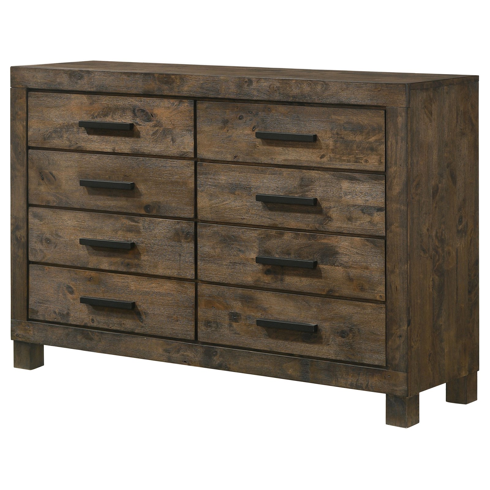 Woodmont 8-drawer Dresser Rustic Golden Brown - Image 4