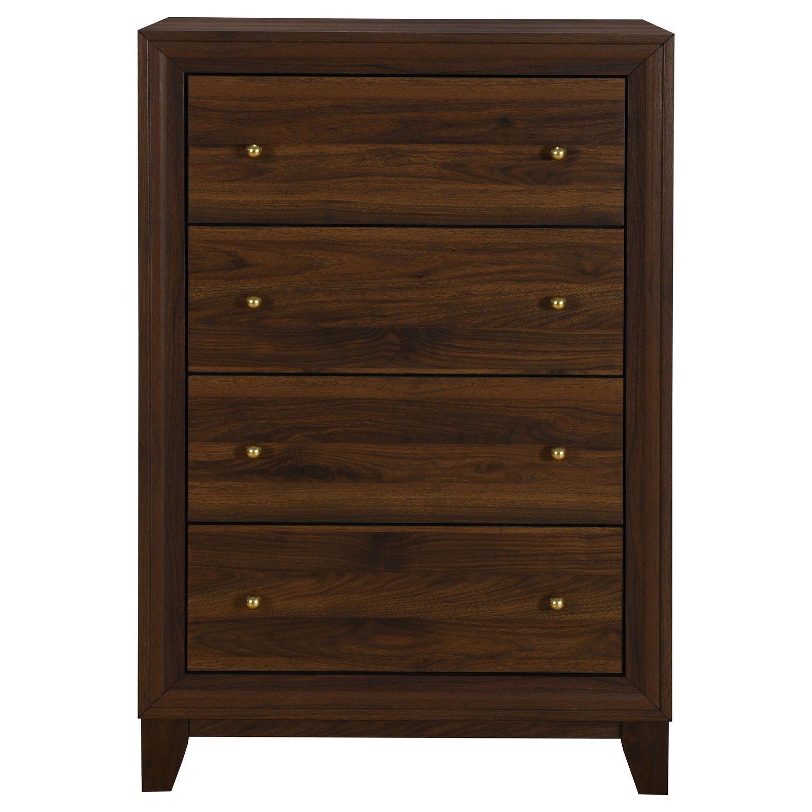 Welsley 4-drawer Chest of Drawers Walnut - Image 3
