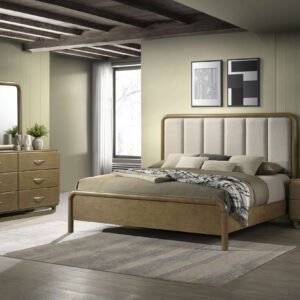 Amsbury 4-piece California King Bedroom Set Nutmeg