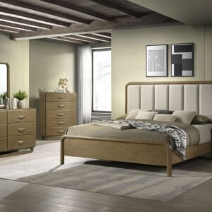 Amsbury 5-piece California King Bedroom Set Nutmeg