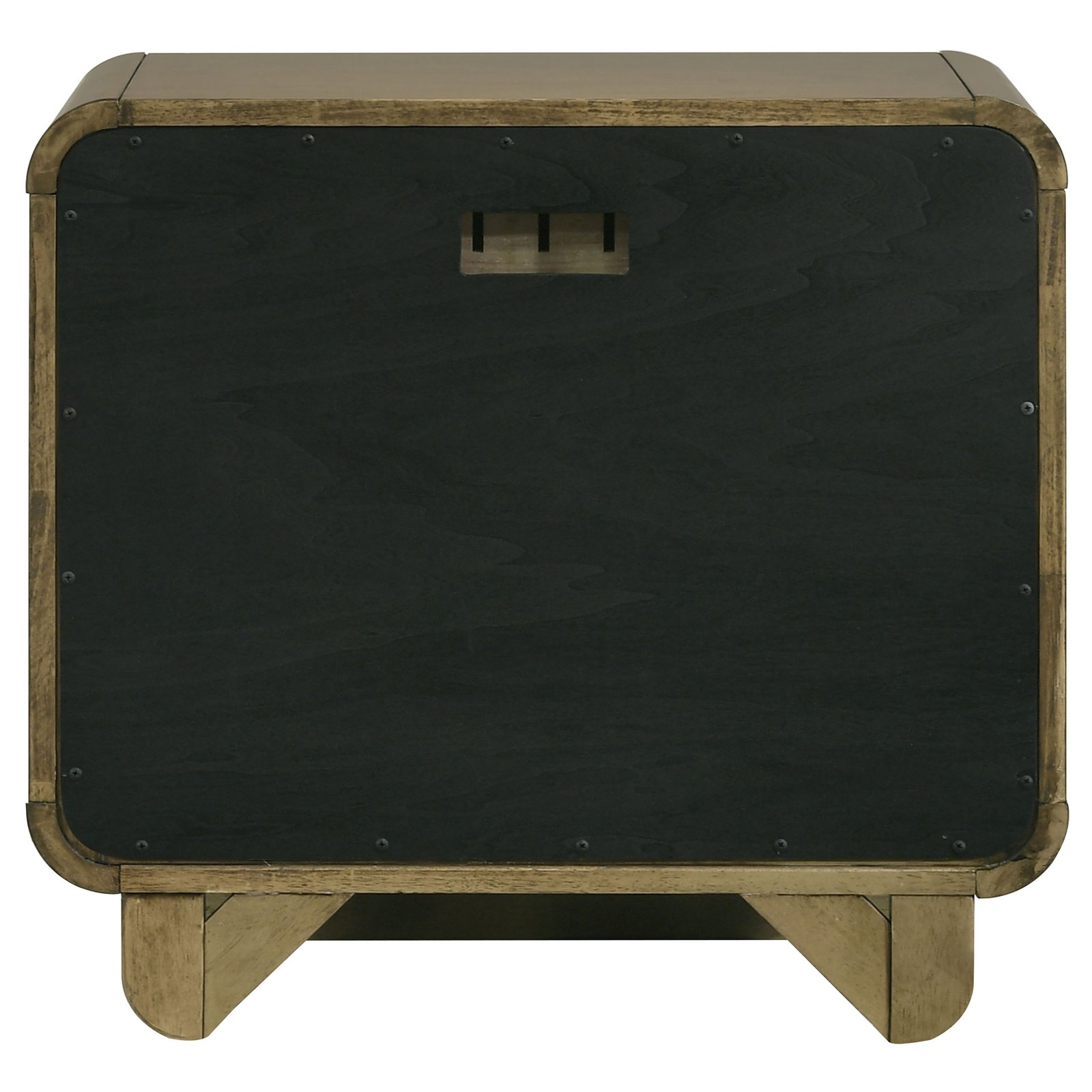 Amsbury 2-drawer Nightstand Bedside Table Nutmeg - Image 7