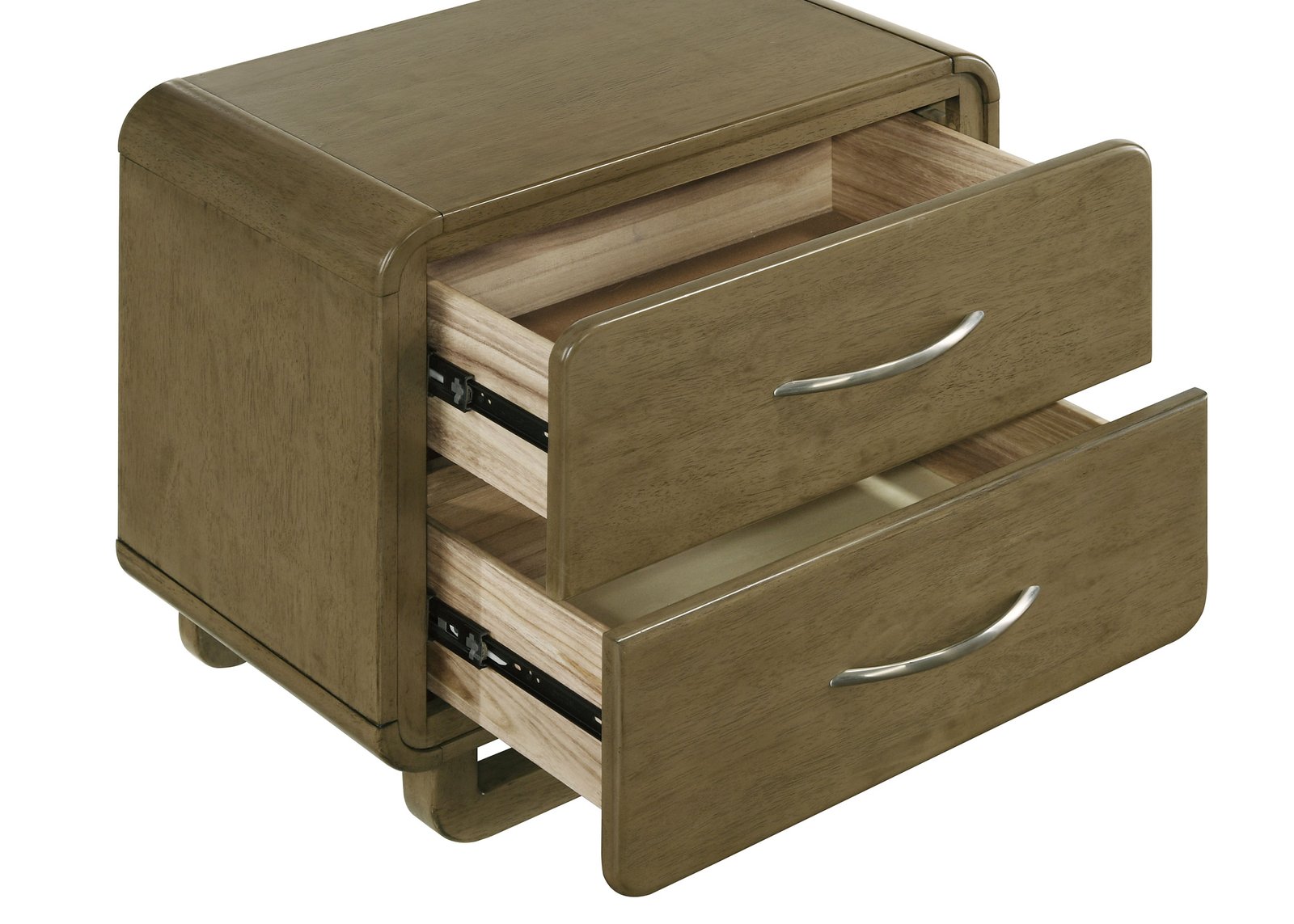 Amsbury 2-drawer Nightstand Bedside Table Nutmeg - Image 11