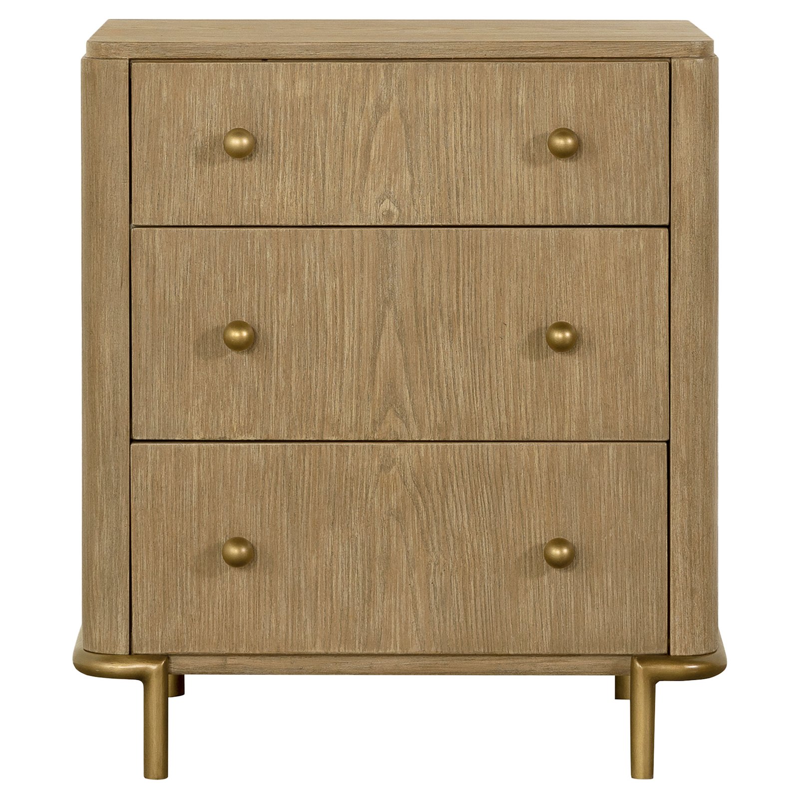 Arini 3-drawer Nightstand Sand Wash - Image 3