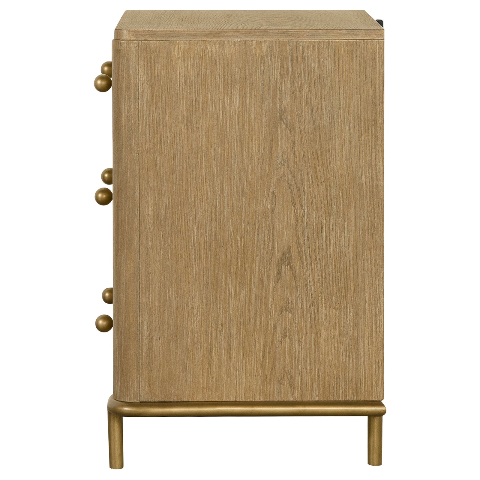 Arini 3-drawer Nightstand Sand Wash - Image 5