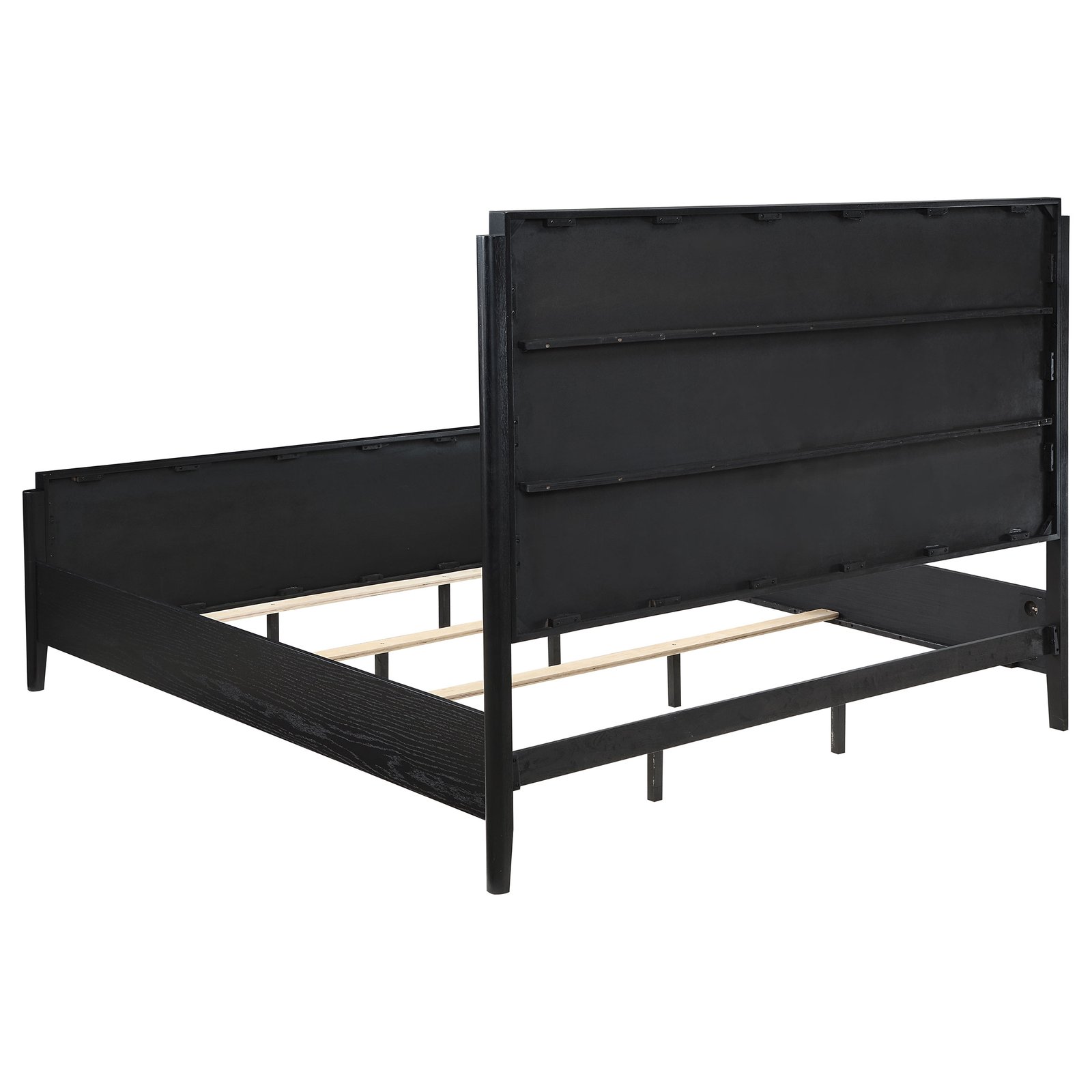 Brookmead Wood Eastern King Panel Bed Black - Image 5