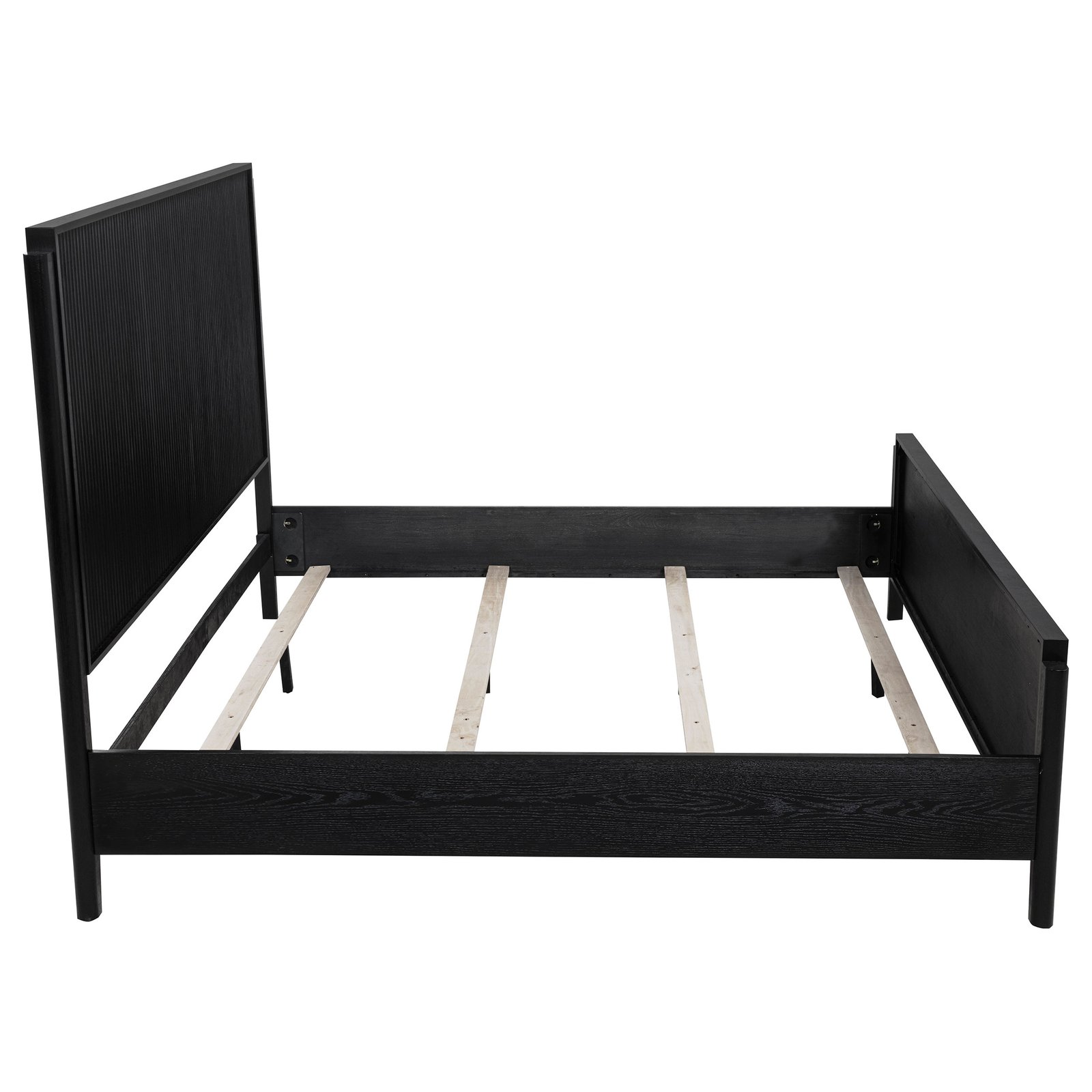 Brookmead Wood Eastern King Panel Bed Black - Image 6
